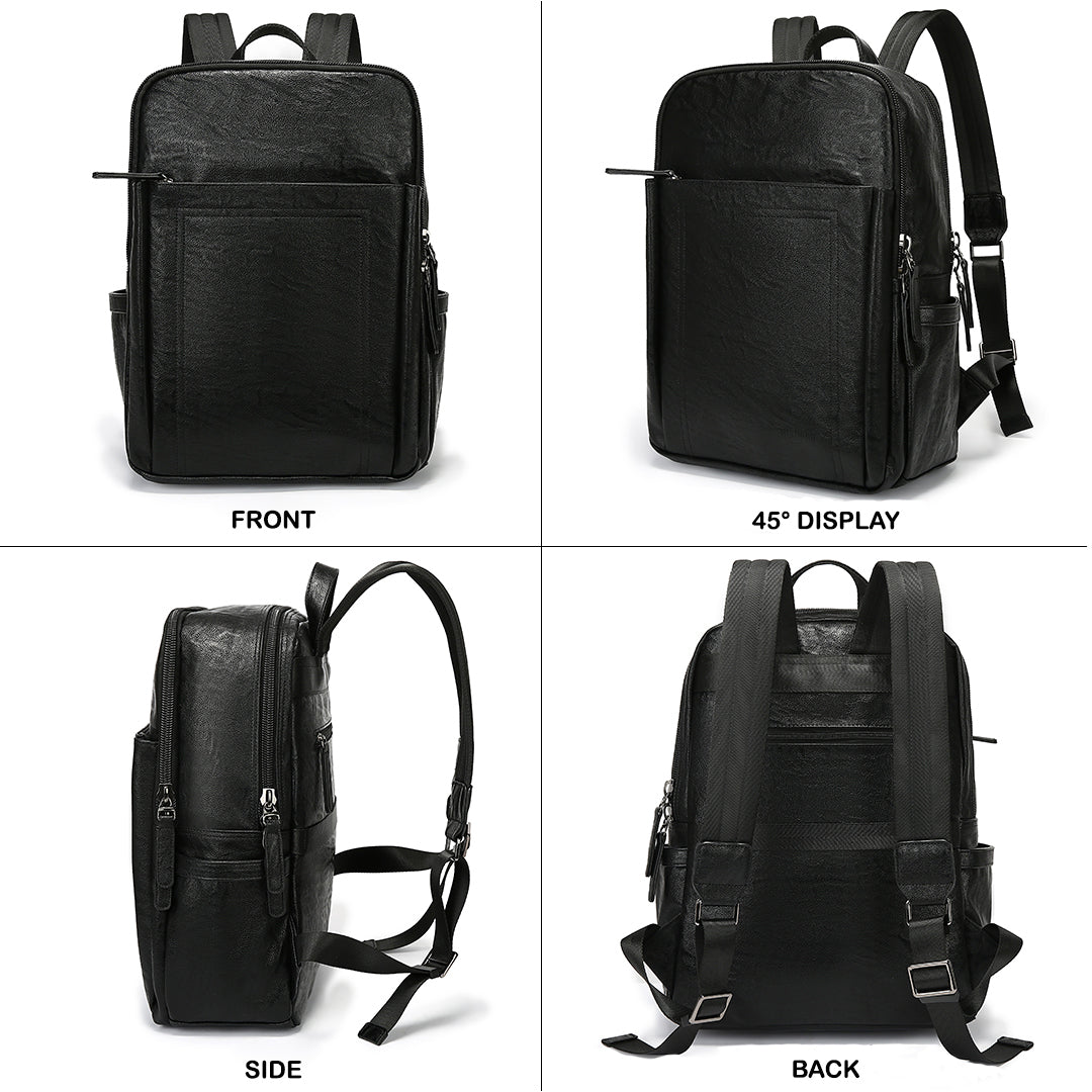 Tas Ransel Kulit - BYNR 16369 BL