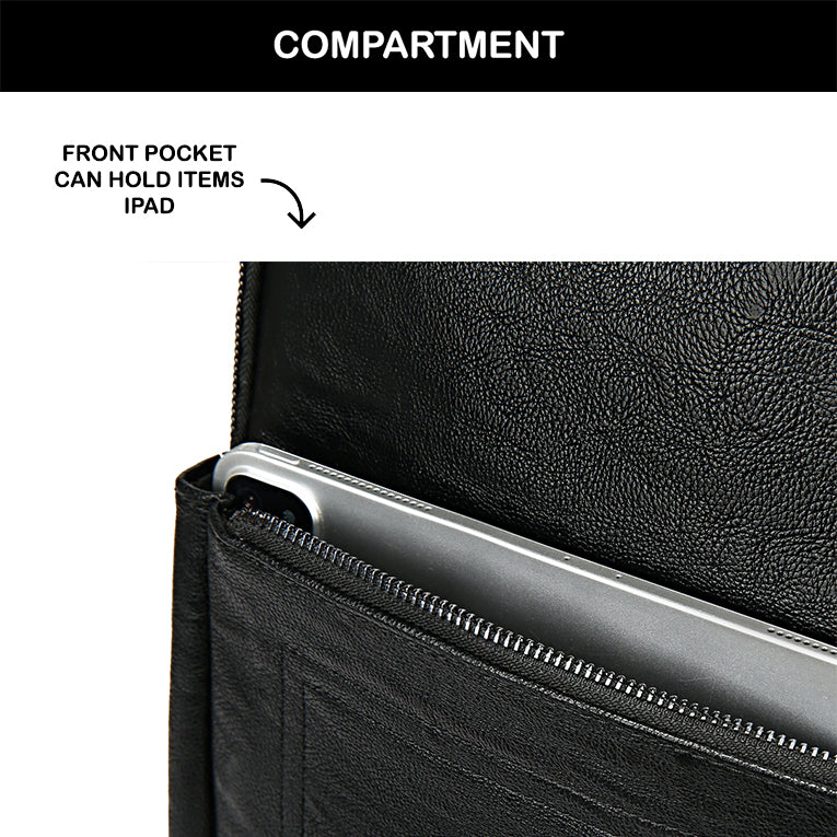 Tas Ransel Kulit - BYNR 16369 BL