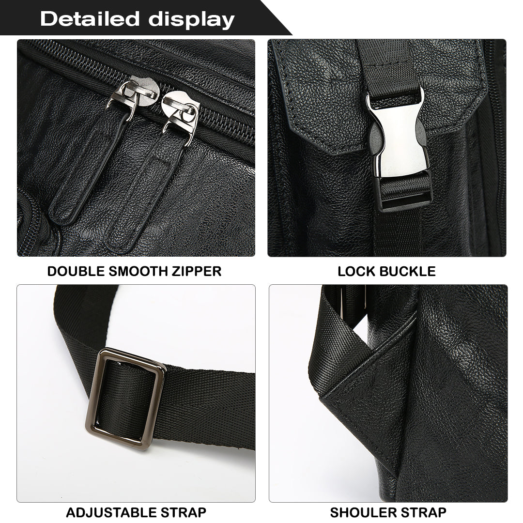 Tas Ransel Kulit - BYNR 16793 BL