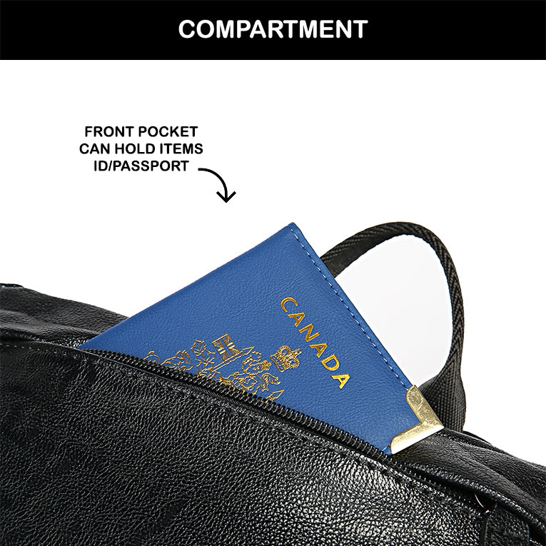 Tas Ransel Kulit - BYNR 16793 BL