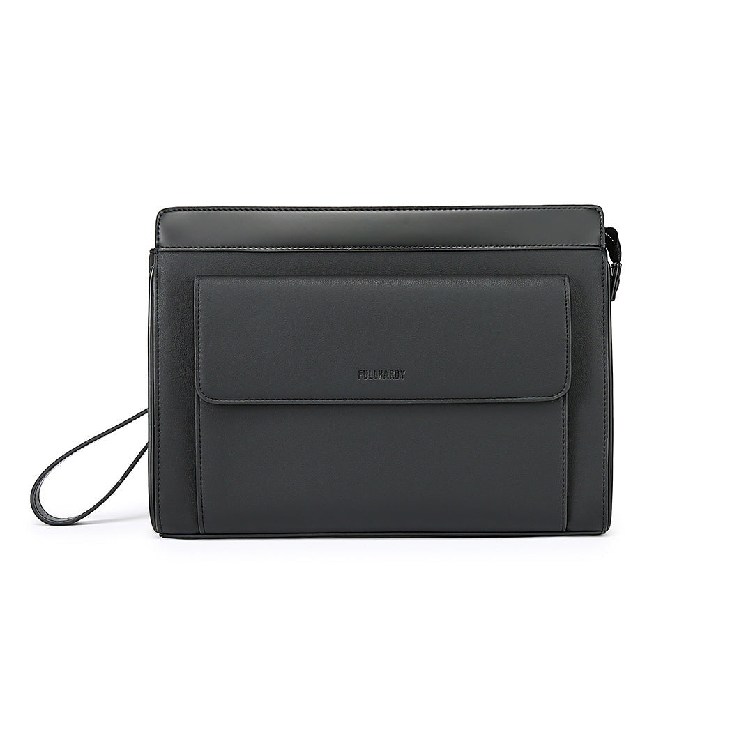 Tas Genggam Pouch Kulit - BYNCK BG011 BL