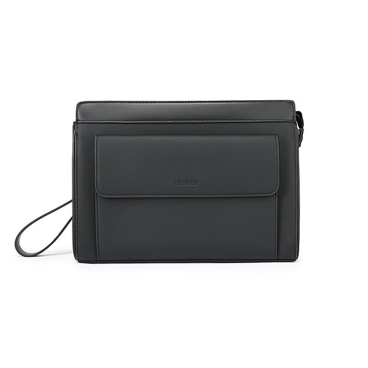 Tas Genggam Pouch Kulit - BYNCK BG011 BL