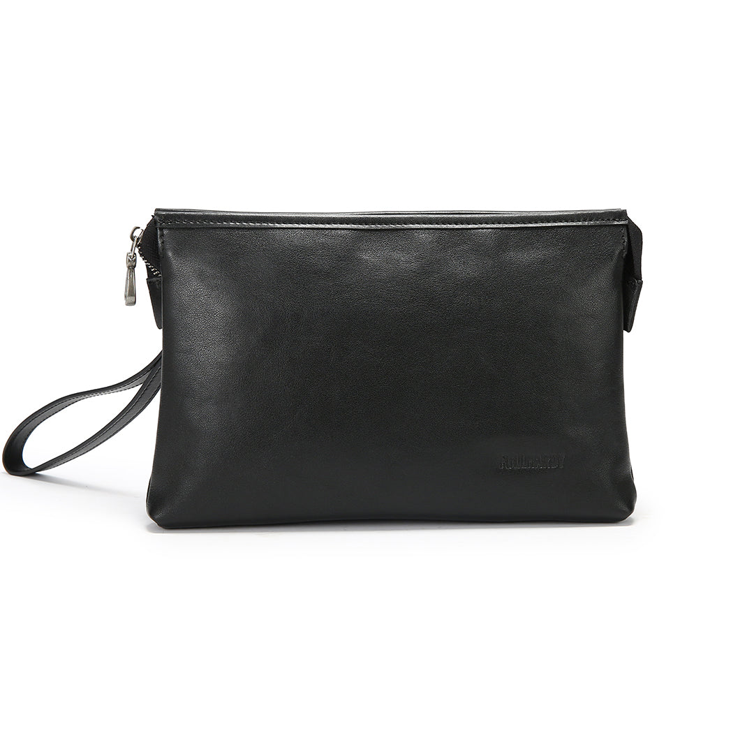 Tas Genggam Pouch Kulit - BLCK 8870