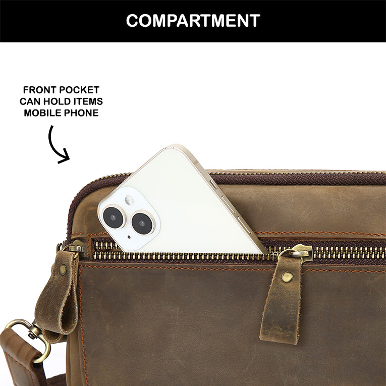 Tas Genggam Pouch Kulit - FKCKH 220604