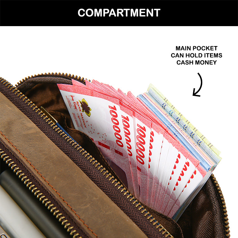 Tas Genggam Pouch Kulit - FKCKH 220604