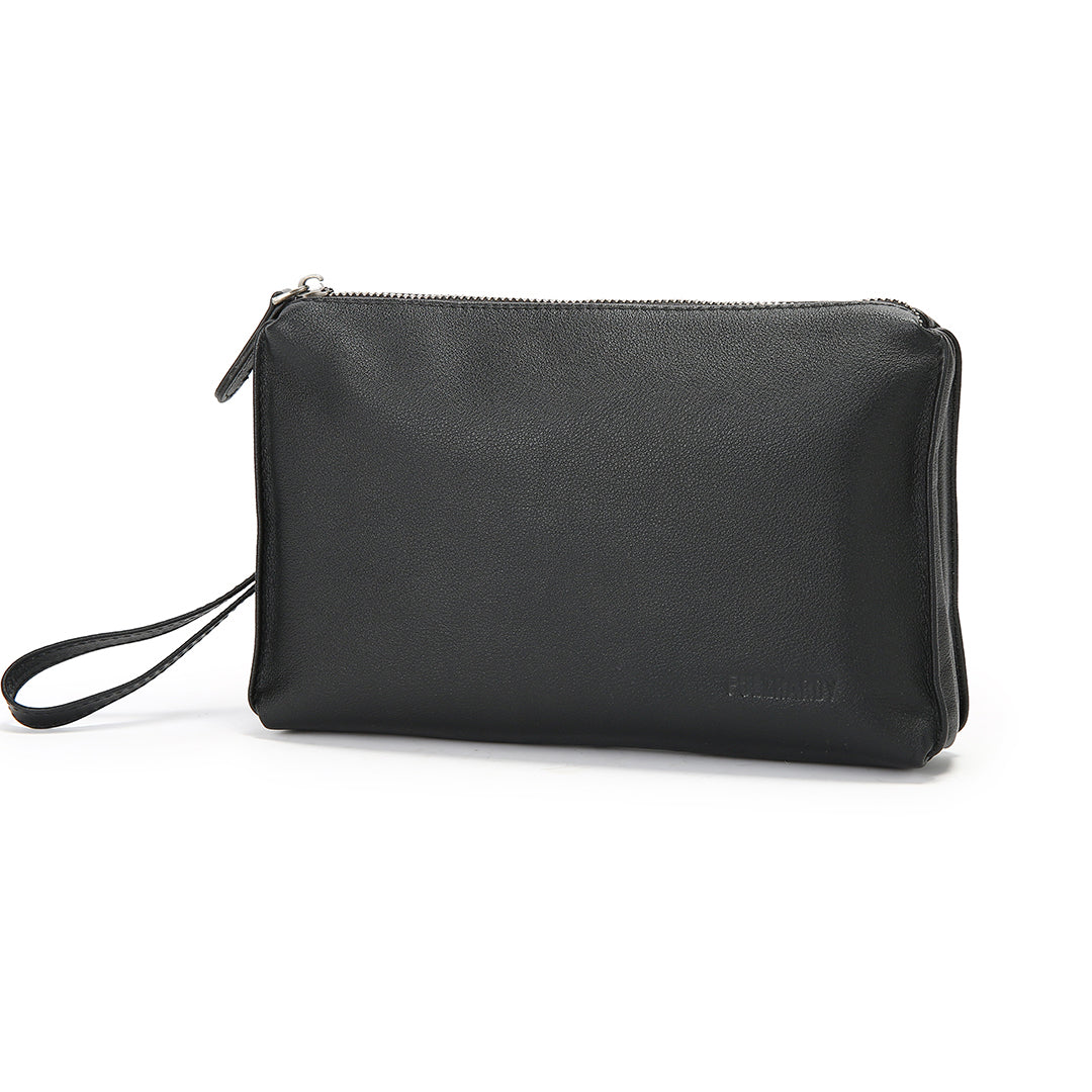 Tas Genggam Pouch Kulit - BLCK 8572-2