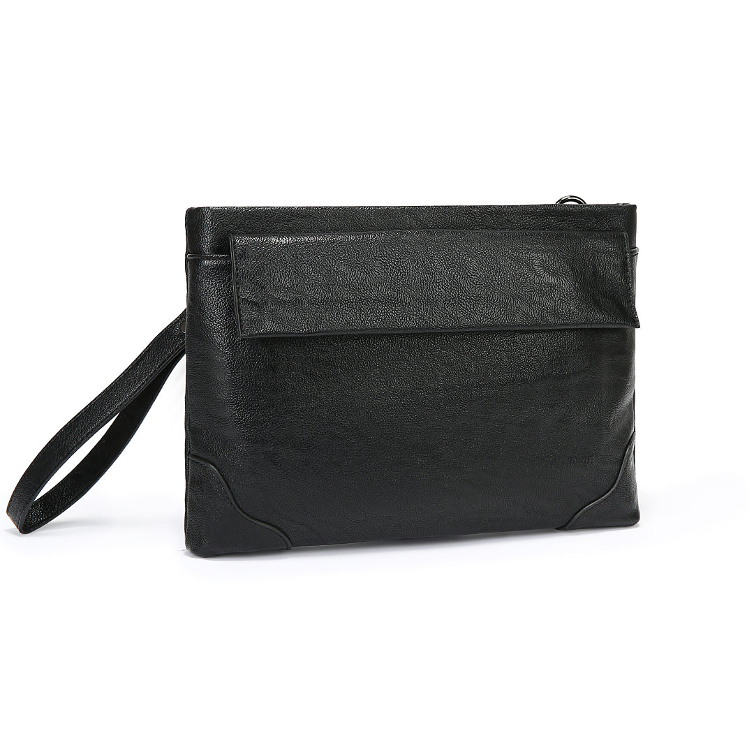 Tas Genggam Pouch Kulit - BYNCK 30659 BL