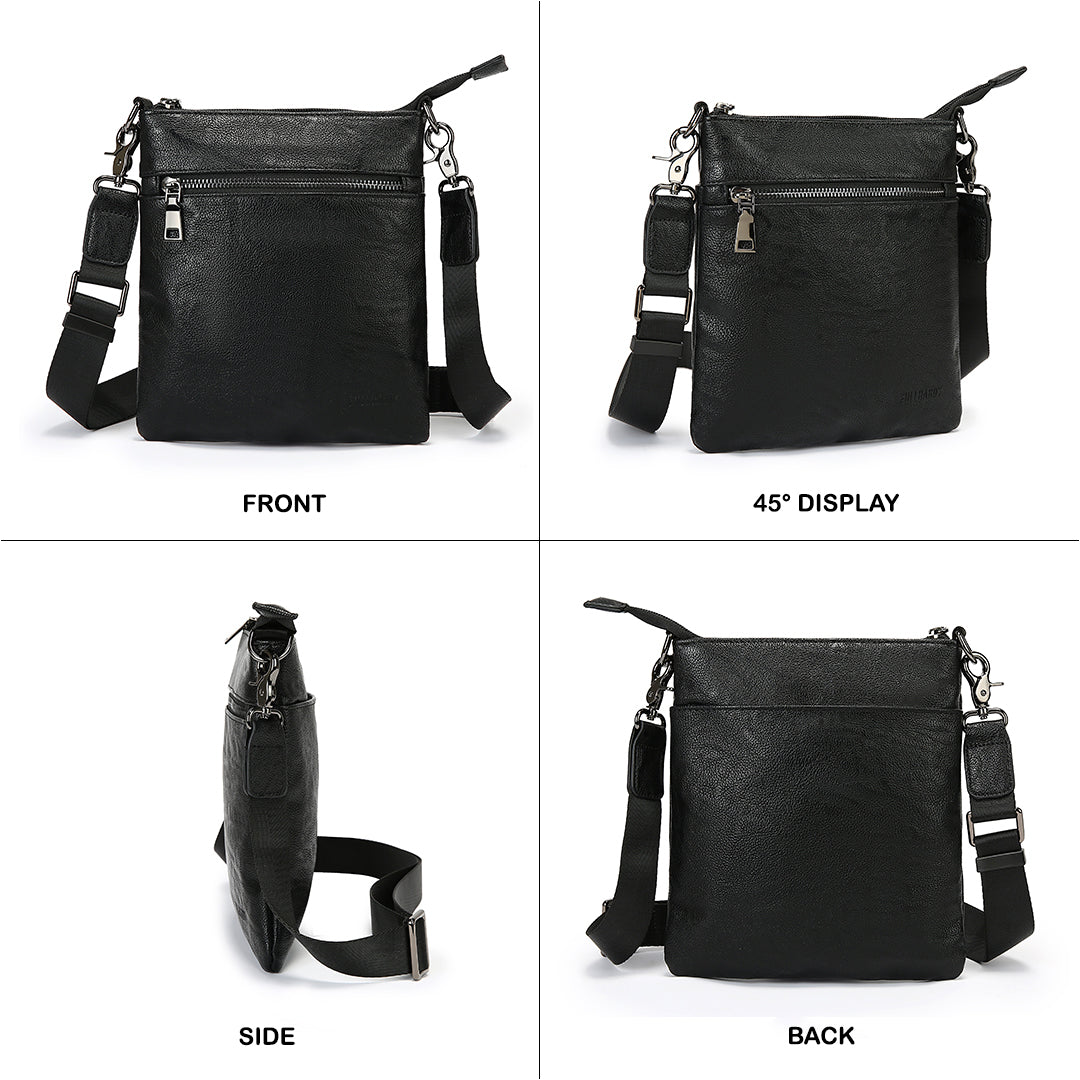 Tas Selempang Kulit - BYNSP 30667 BL