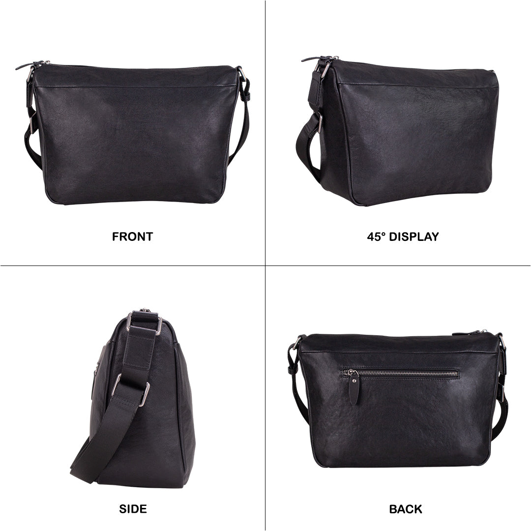 Tas Selempang Kulit - BLSP 8940 BL