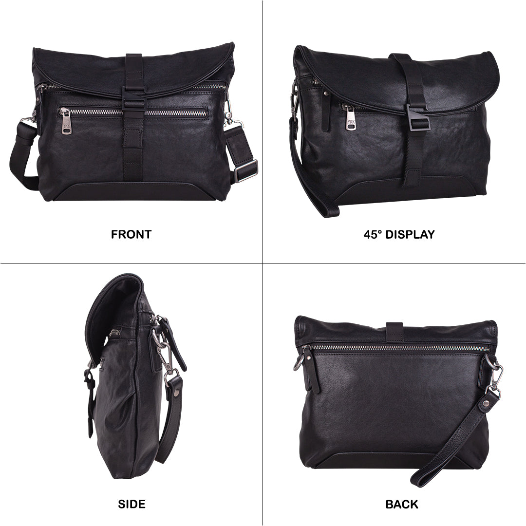 Tas Genggam Pouch Kulit - BLCK 8188 BL