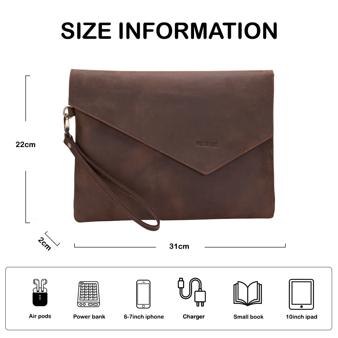 Tas Genggam Pouch Kulit - FKCK 200402