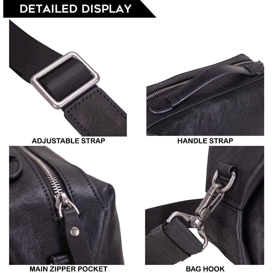 Tas Selempang Kulit - BLSP 8165 BL