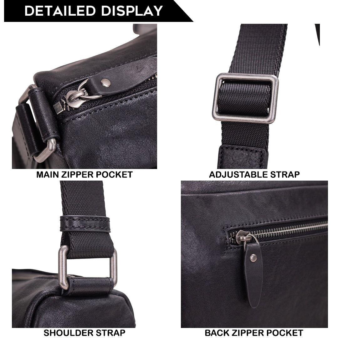 Tas Selempang Kulit - BLSP 8940 BL