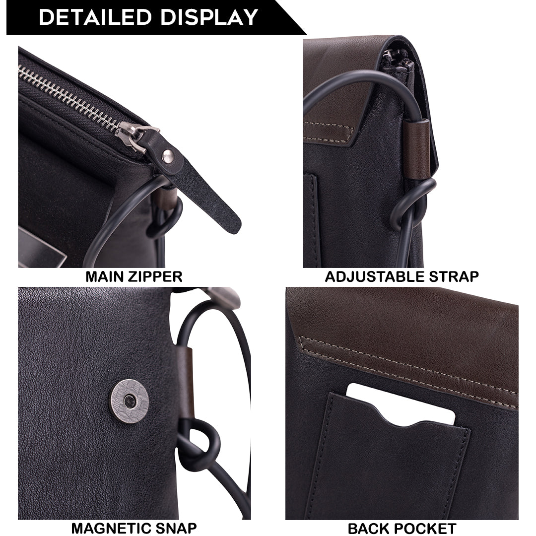 Tas Selempang Kulit - BLSP 8234 BL