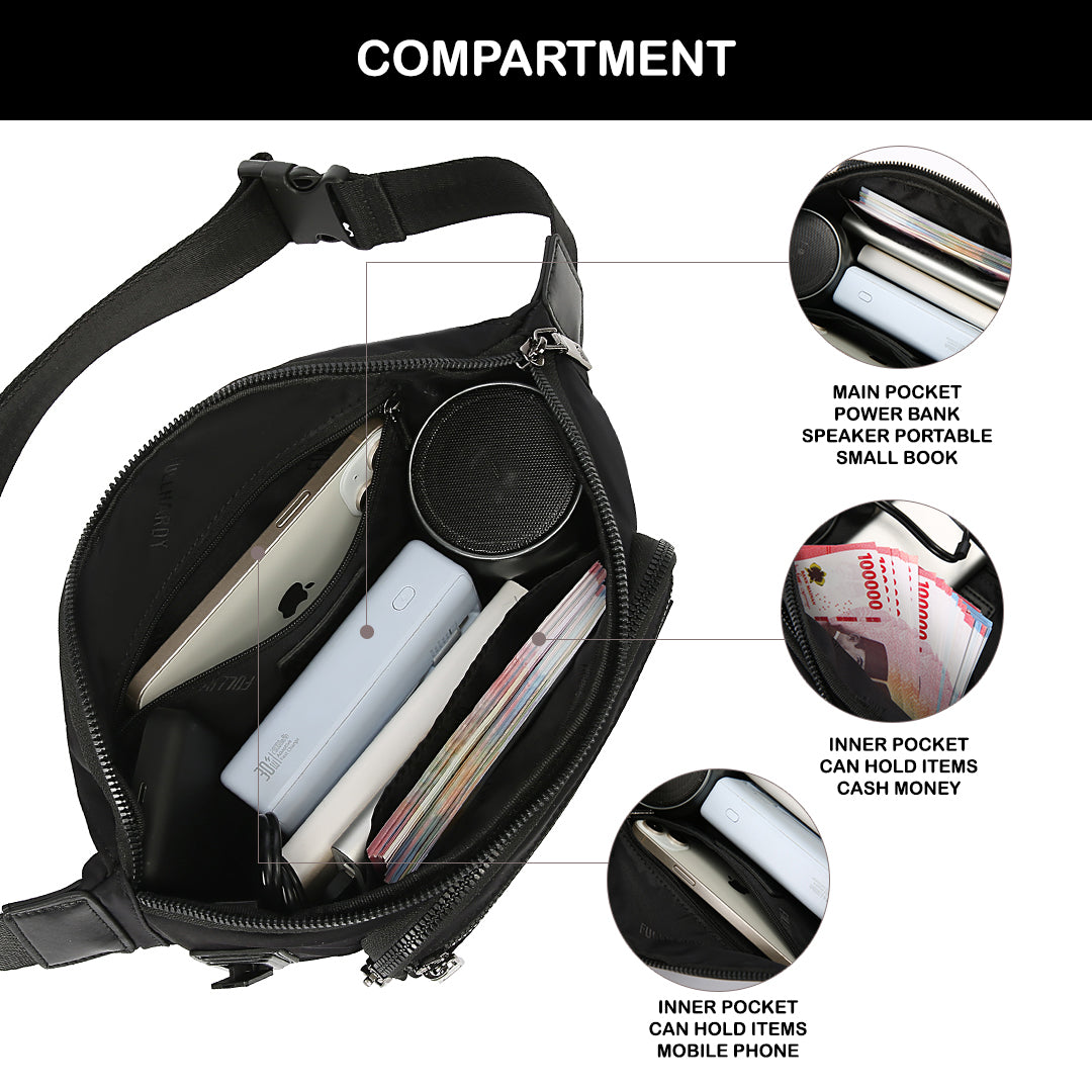 Tas Selempang Nylon - NYLWB 2330-1