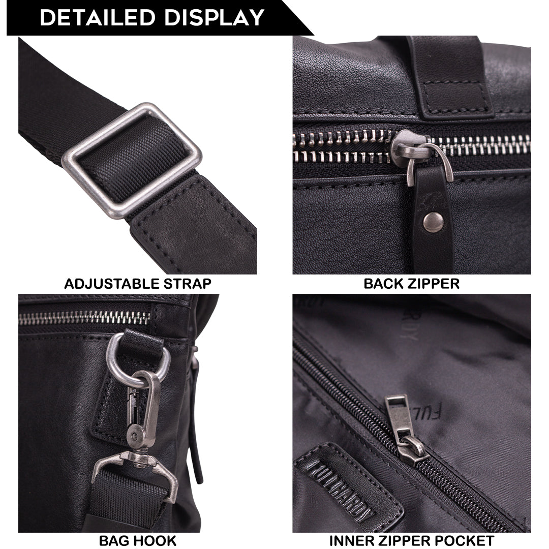 Tas Genggam Pouch Kulit - BLCK 8188 BL