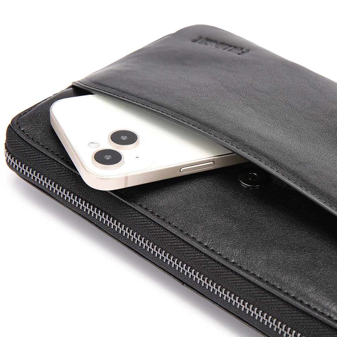 Tas Genggam Pouch Kulit - BLCK 2108-3