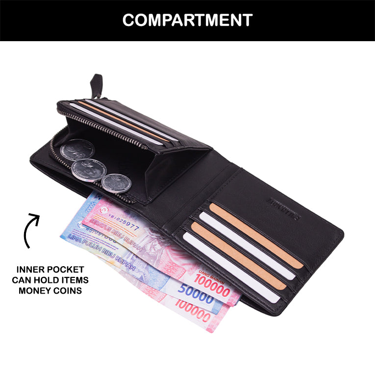 Dompet Kulit - BLDPDB 009-3 BL