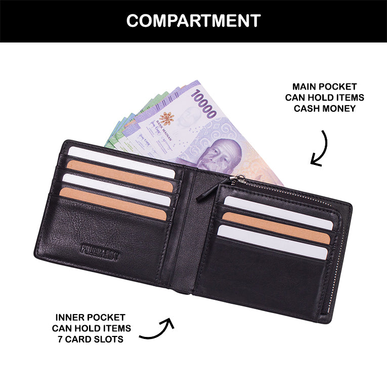 Dompet Kulit - BLDPDB 009-3 BL