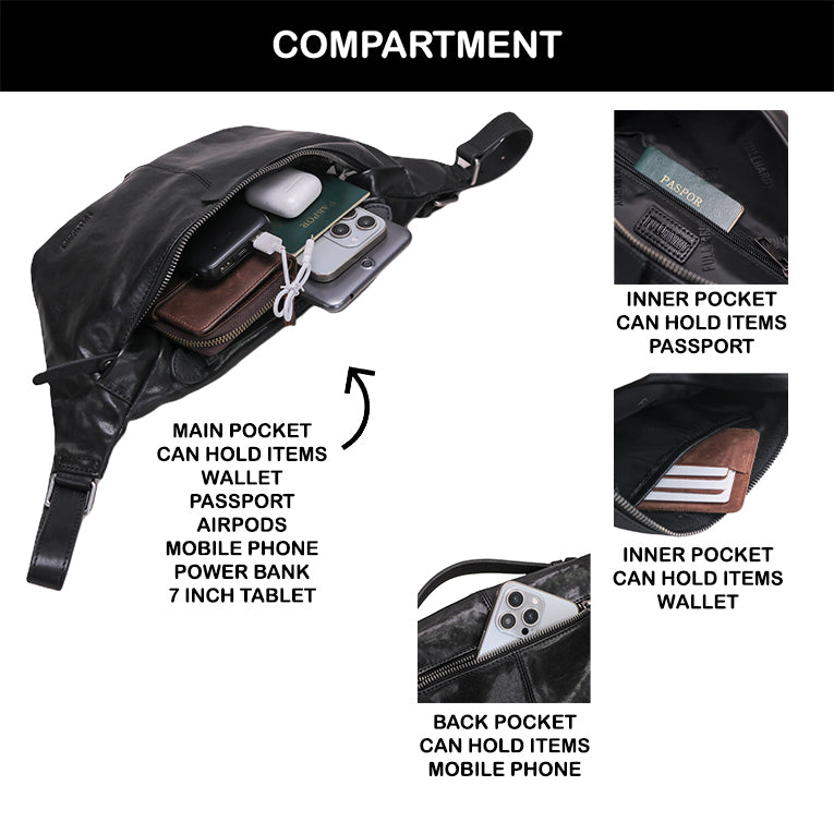 Tas Selempang Kulit - BLWB 784