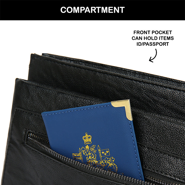 Tas Genggam Pouch Kulit - BYNCK 30660