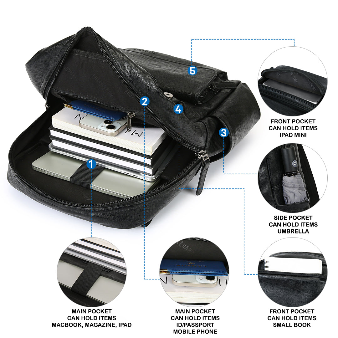 Tas Ransel Kulit - BYNR 16676