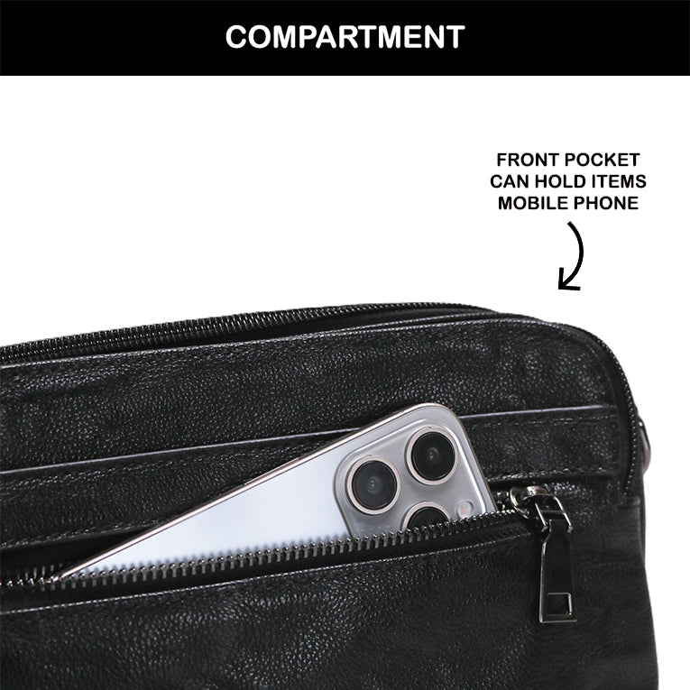 Tas Genggam Pouch Kulit - BYNCK 30675