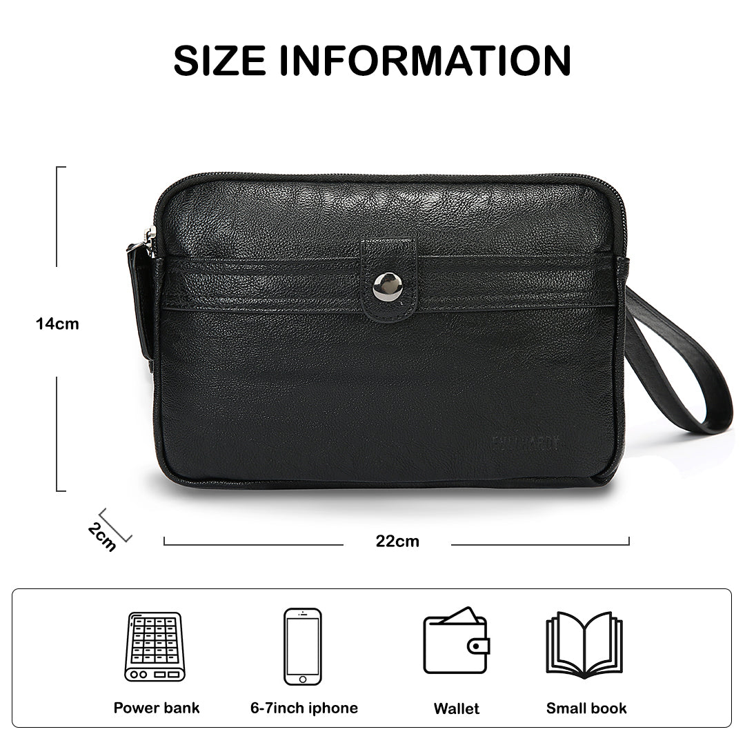 Tas Genggam Pouch Kulit - BYNCK 510