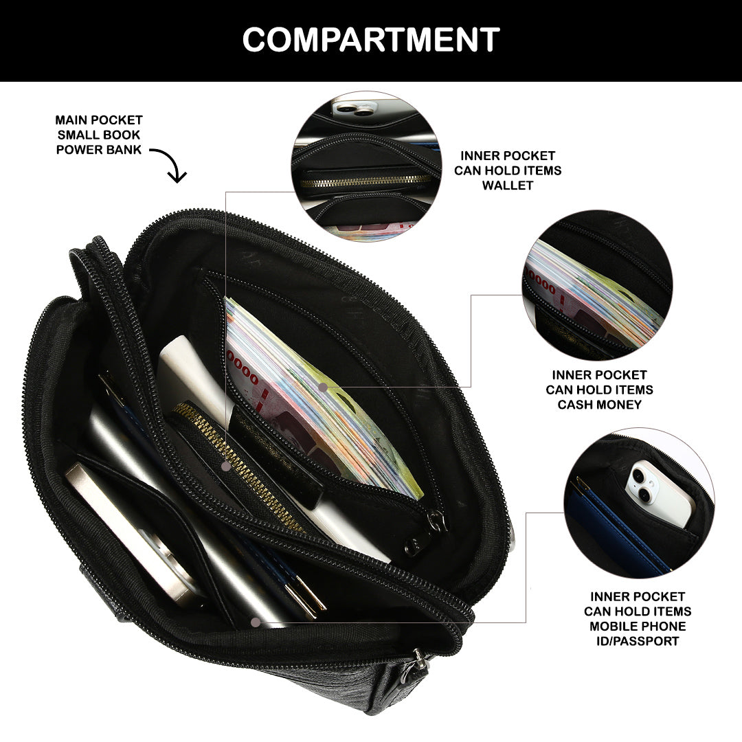 Tas Genggam Pouch Kulit - BYNCK 510