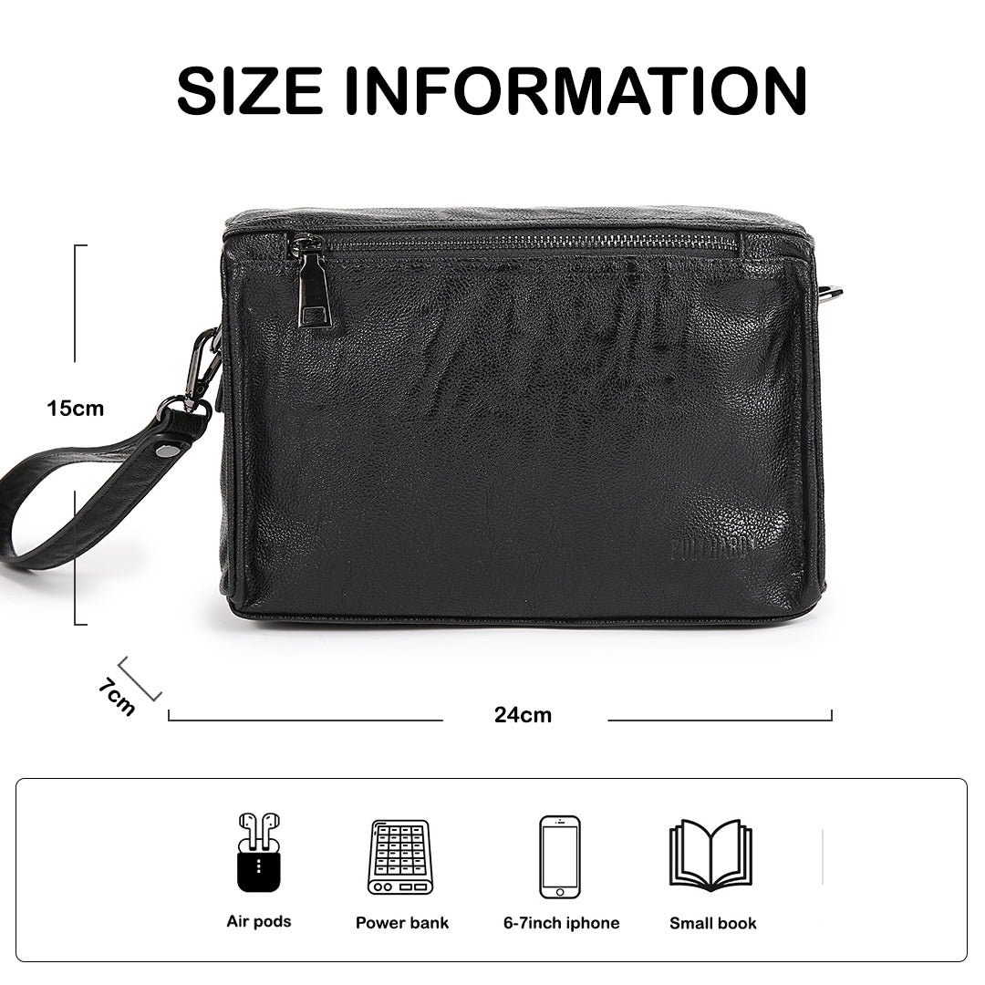 Tas Selempang Kulit - BYNSP 30679 BL