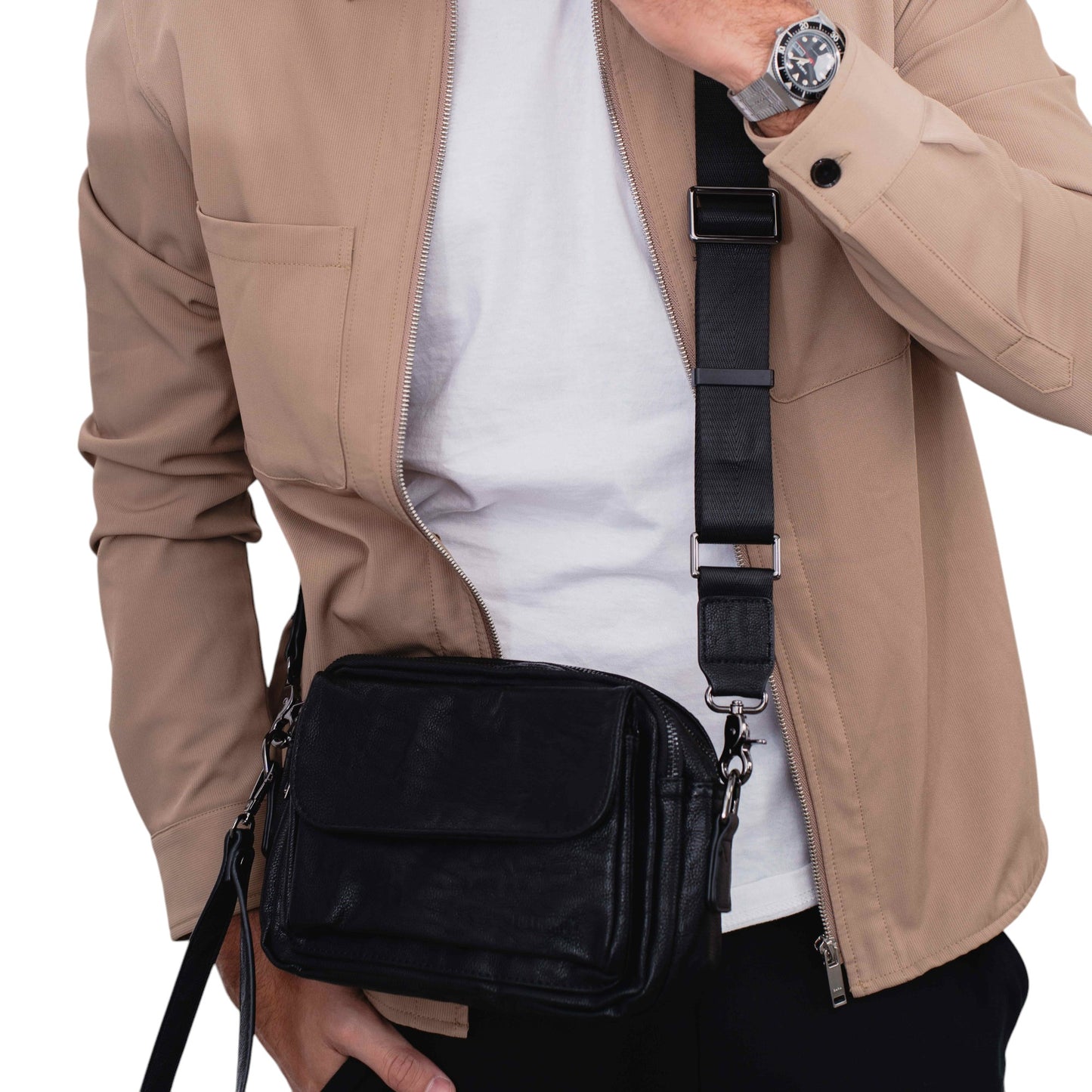 Tas Genggam Pouch Kulit - BYNSP 30577