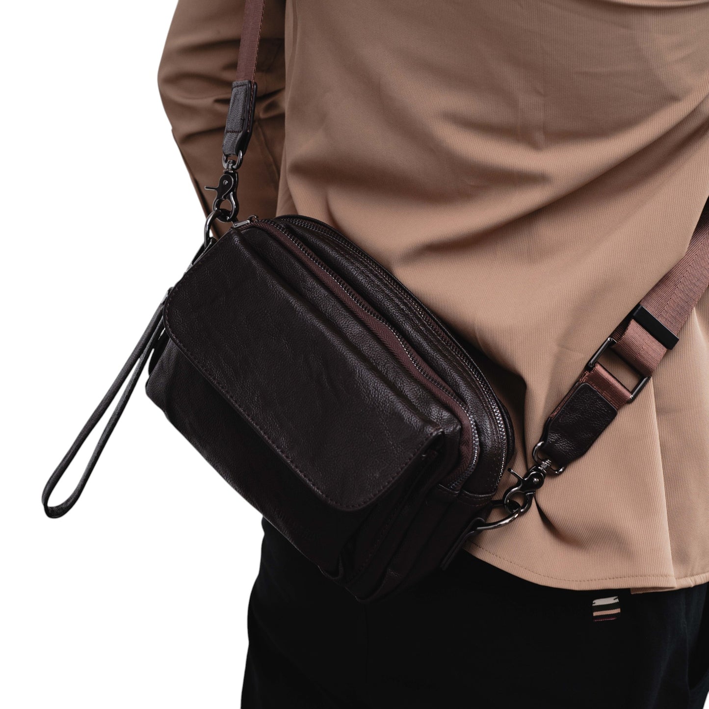 Tas Genggam Pouch Kulit - BYNSP 30577