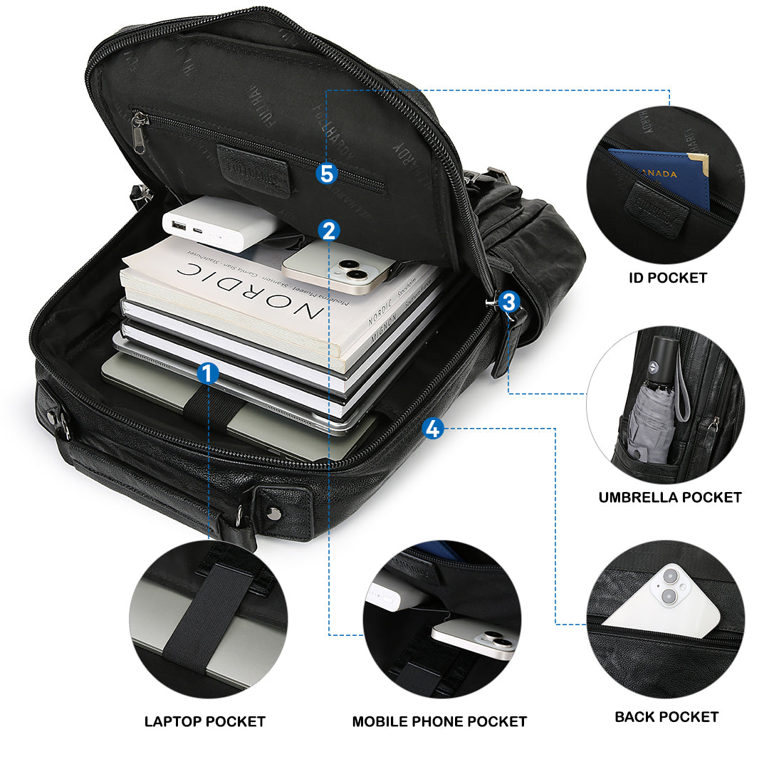 Tas Ransel Kulit - BYNR 3877