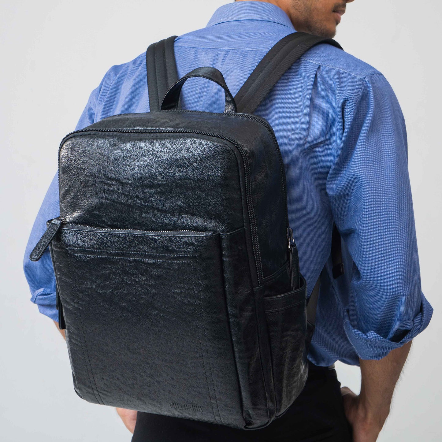 Tas Ransel Kulit - BYNR 16369 BL