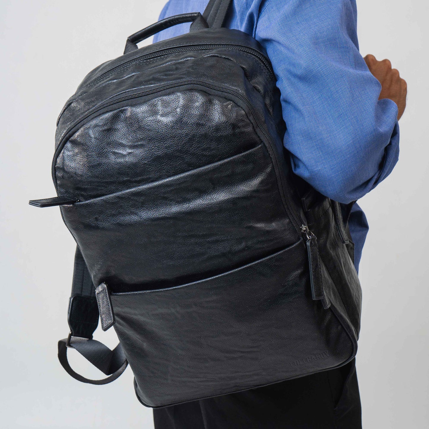 Tas Ransel Kulit - BYNR 16587 BL