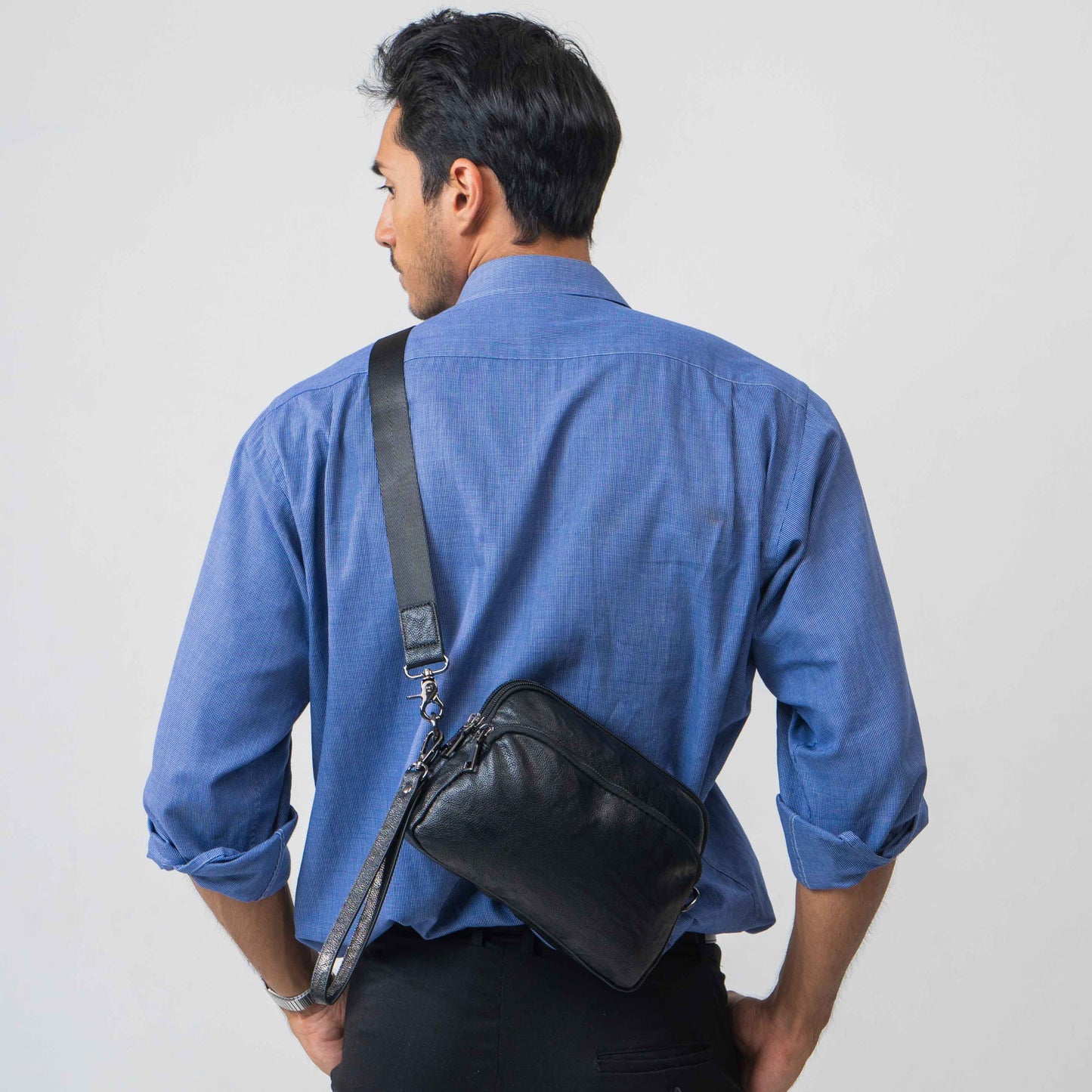 Tas Genggam Pouch Kulit - BYNCK 30658