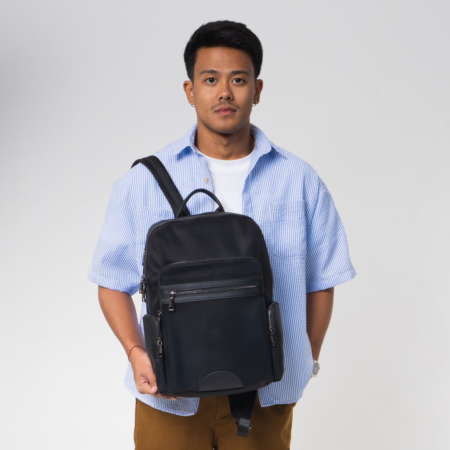 Tas Ransel Nylon - NYLR 20615-1 BL