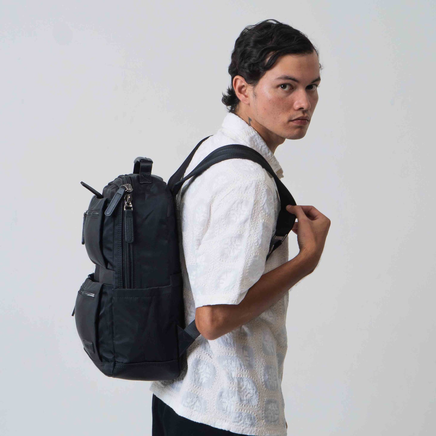 Tas Ransel Nylon - NYLR 16721 BL