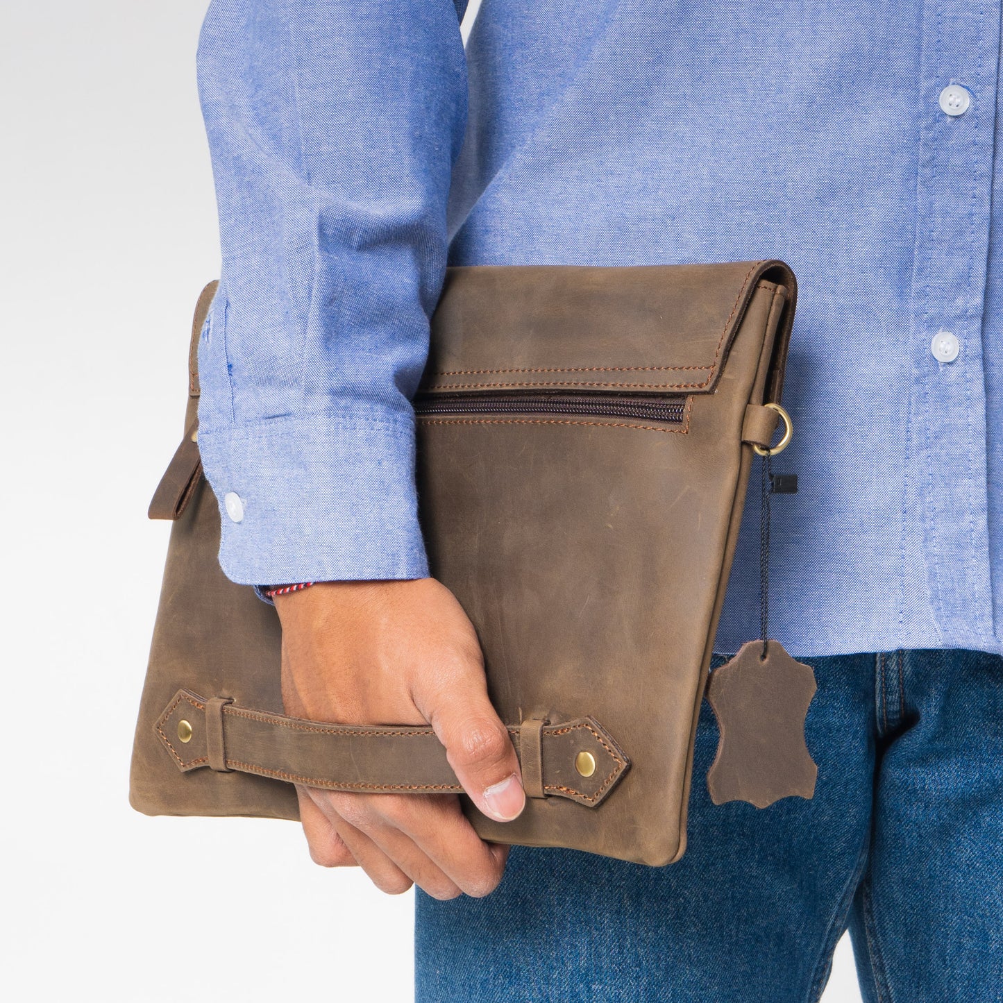 Tas Genggam Pouch Kulit - FKCK 200402