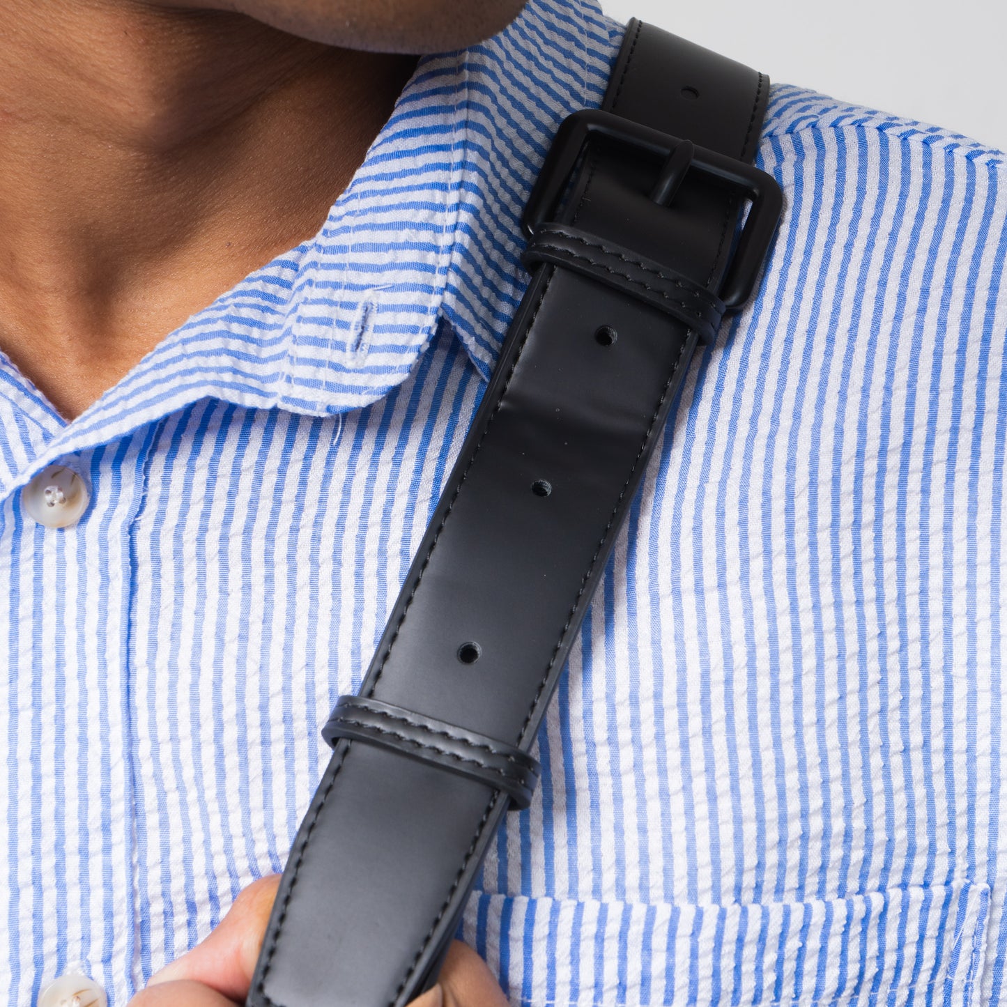 Tas Selempang Kulit - BYNWB BG010 BL