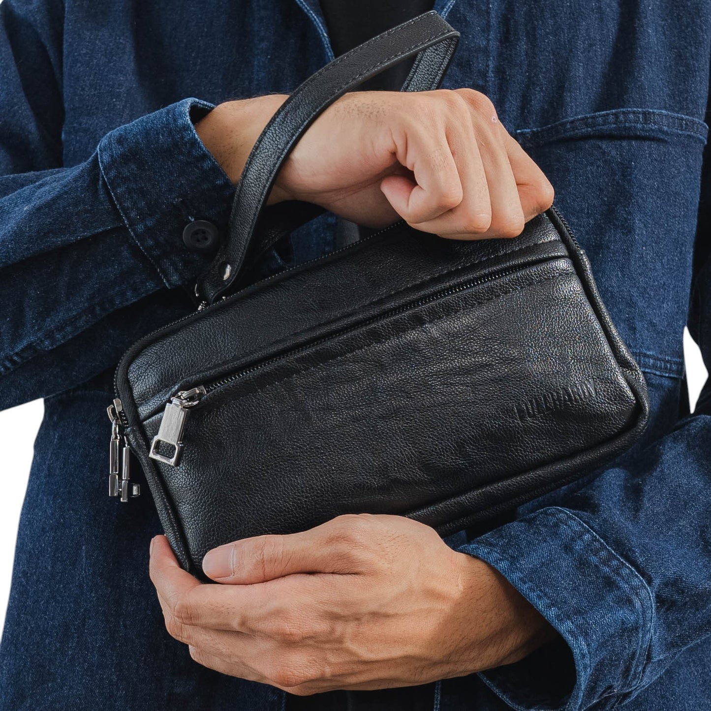 Tas Genggam Pouch Kulit - BYNCK 30332