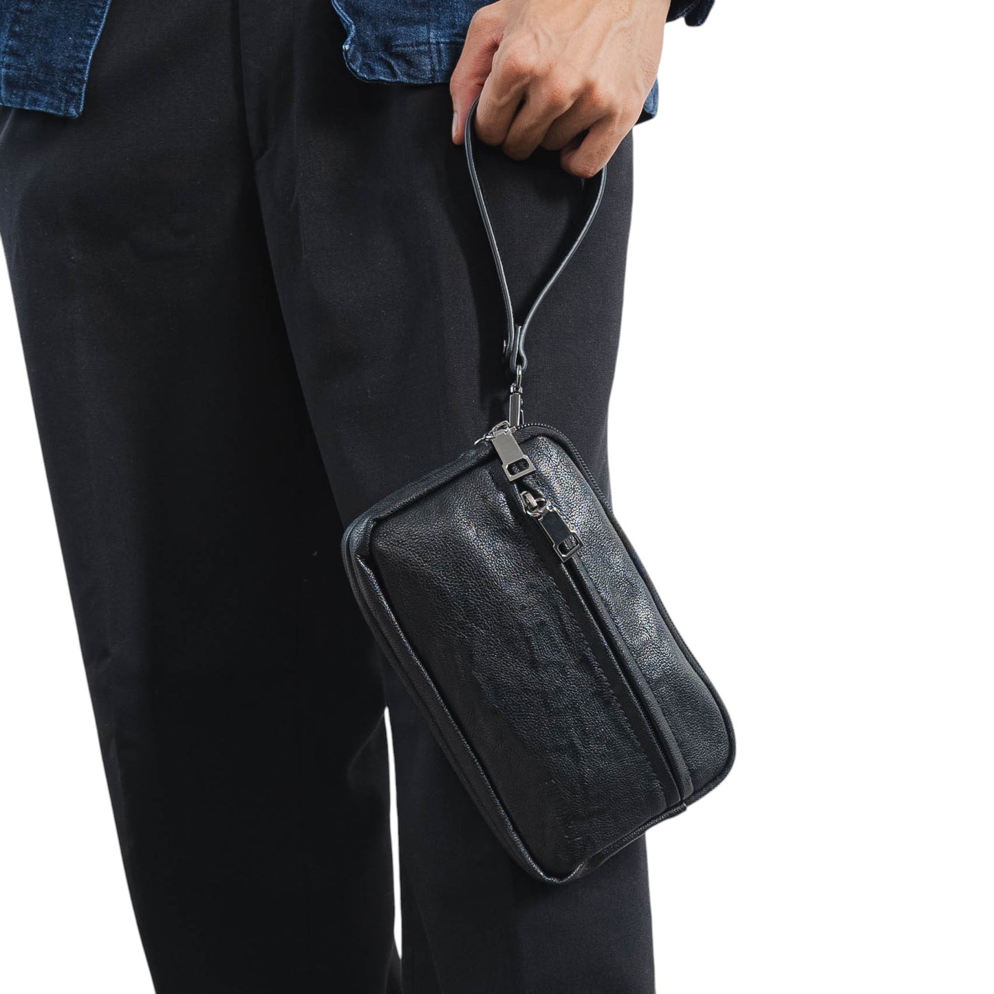 Tas Genggam Pouch Kulit - BYNCK 30332