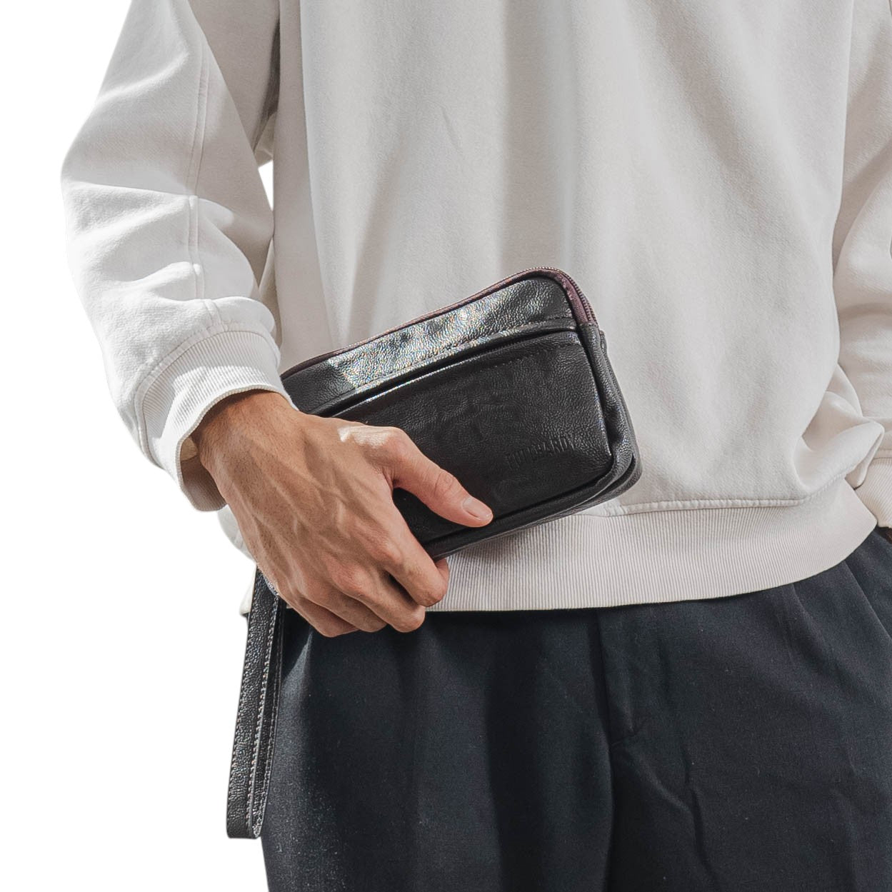 Tas Genggam Pouch Kulit - BYNCK 30332