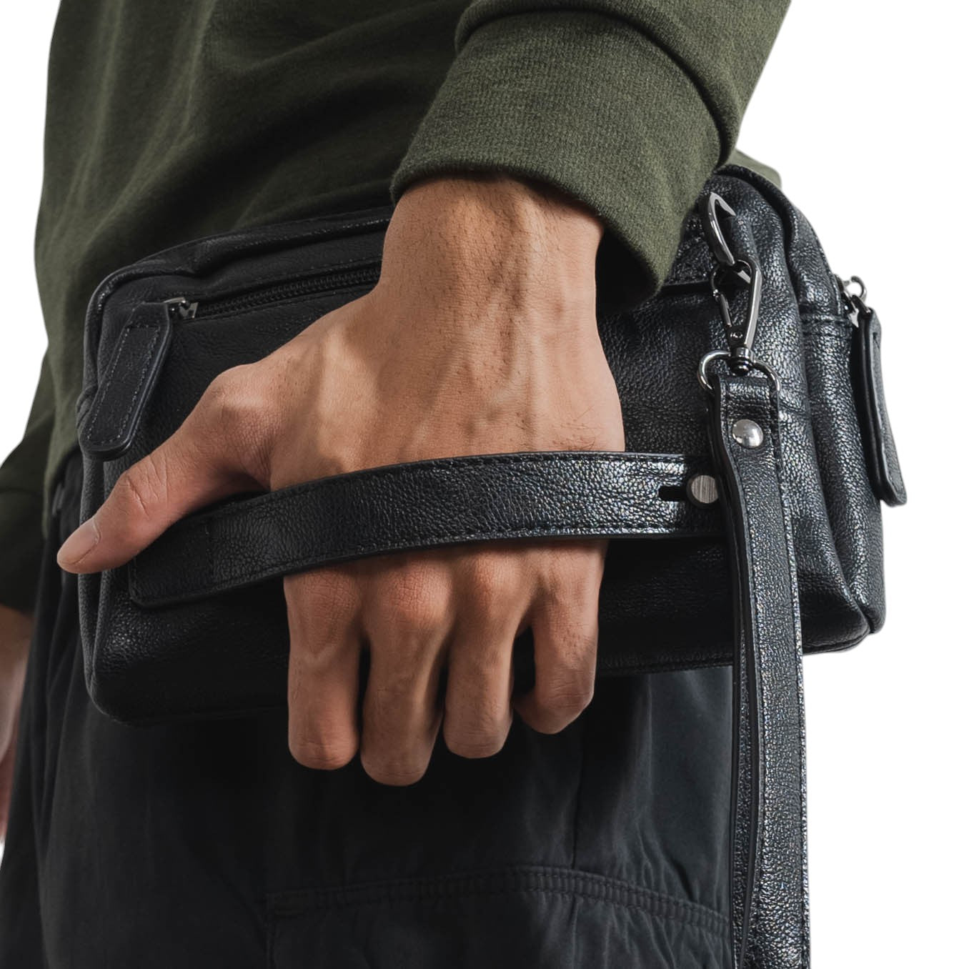 Tas Genggam Pouch Kulit - BYNCK 509