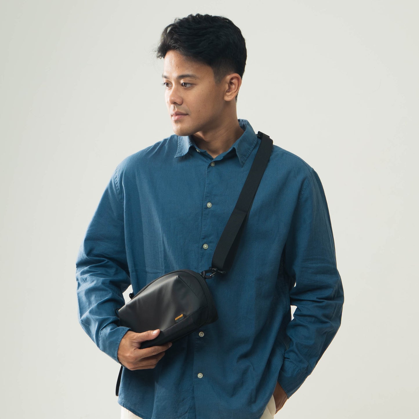 Tas Selempang Polyester - PLSPGSY 41381 BL
