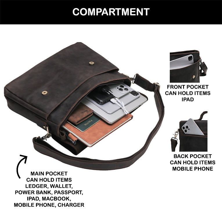 Tas Selempang Kulit - FKSBH 1642 CF