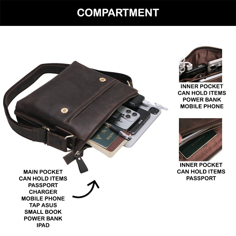 Tas Selempang Kulit - FKSPH 241015 CF