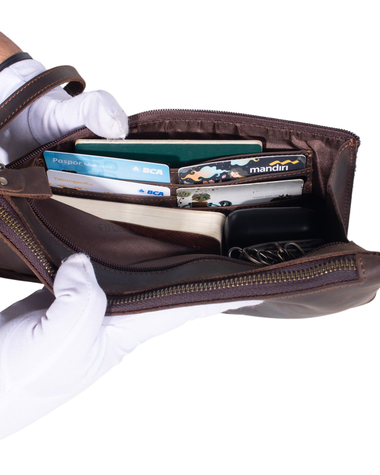 Tas Genggam Pouch Kulit - FKCK 200401