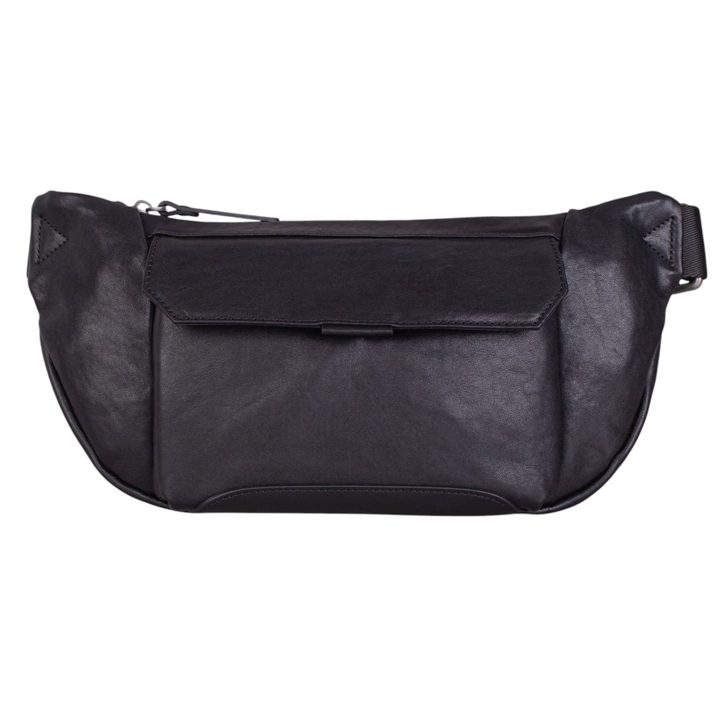 Tas Selempang Kulit - BLWB 8202 BL