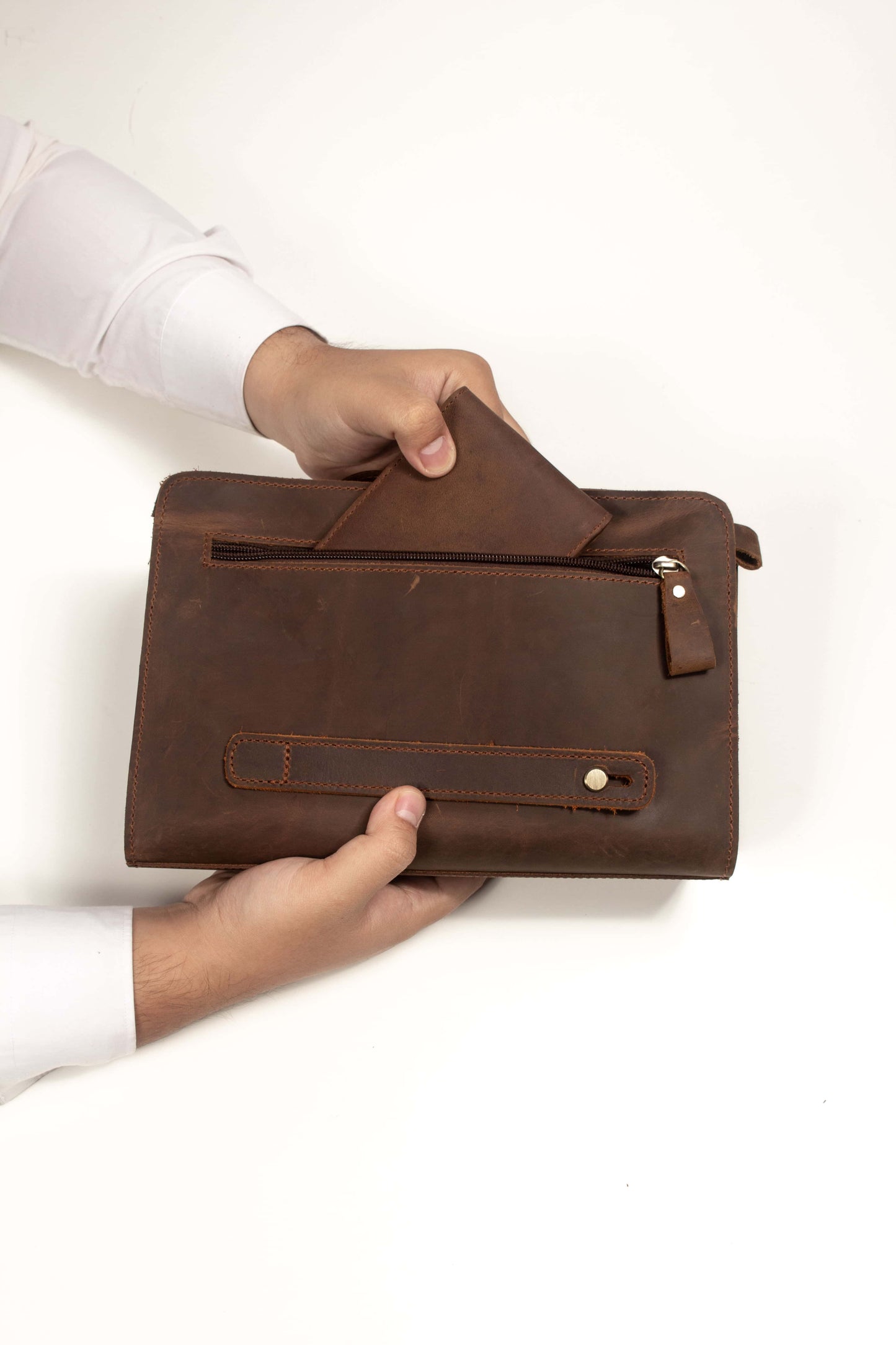 Tas Genggam Pouch Kulit - FKSCKH 211119 CF